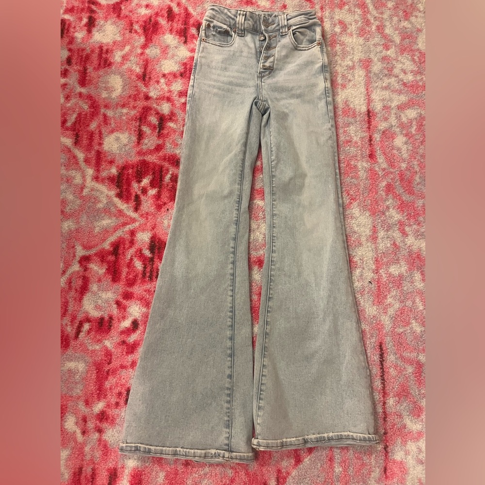 American eagle bellbottoms!!! Size 00. Literally worn once.😢